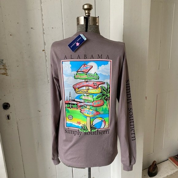 Simply Southern Alabama Long Sleeve Graphic Tee - Picture 16 of 16